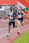 Winner Asdan Mohamud (TVH) leads James Connor (Kent) in the 5000 metres, British National League, Division 1, Gateshead. Photo: David T. Hewitson/Sports for All Pics